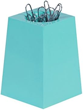 good natured Planet Friendly Paper Clip Dispenser - Magnetic Green Paper Clip Holder Made from Plant Based Material and no BPAs