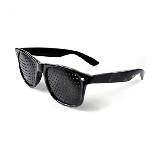 Qlychee 2Pcs Anti-Fatigue Myopia Prevention Glasses Black Prevention of Near Eyesight Astigmatism Amblyopia