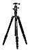 MeFOTO Aluminum Roadtrip Travel Tripod/Monopod Kit - Black (A1350Q1K)