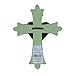 MelinSam Unique Wooden Crucifix with Antiqued Metal Decorative Heart and Inspirational Prayer Inscribed On Cross