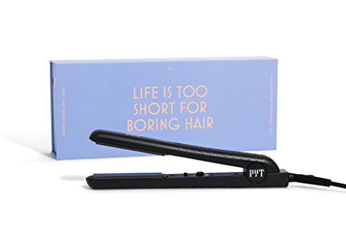 Pyt Professional Flat Iron Ceramic  Hair Straightener Styling Tool Black