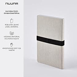 Nuuna Notebook A5 | Voyager M - Grey | Dotted | 3.5