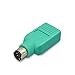PLAY X STORE USB Female To PS/2 Male Converter Changer Adapter For Keyboard Mouse