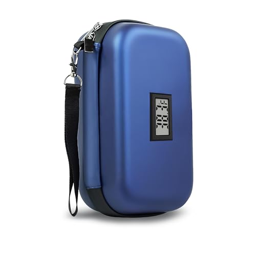 Verifine Insulin Cooler Travel Case TSA Approved | Digital ℉ Display & 24H Cooling （2 × 180g Ice Packs）