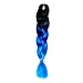 Silike Jumbo Braiding Hair Afro Braiding Hair Extensions 3 Tone Ombre Colour 24