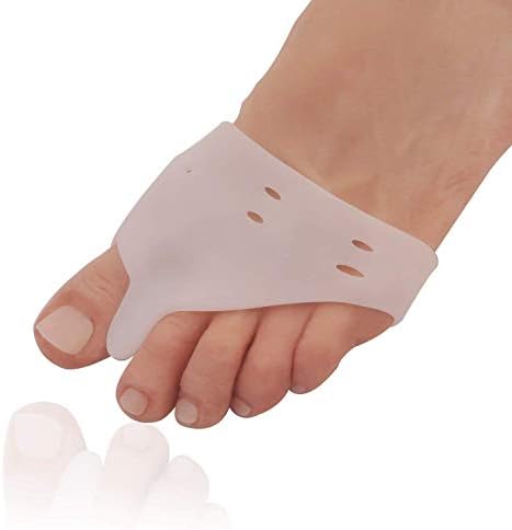 HaRvic One Pair of Baby Soft Silicone Pads for Front Foot Pain, Corns, Callus, Warts Night & Pain Relief