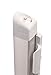 Lascal KiddyGuard Avant, White, Retractable Baby Safety Gate, Simple One-Hand Operated Childproof Locking Mechanism, Elegant Brushed Aluminum Design Fits Any Décor, Fits Inside Openings Up To 48”