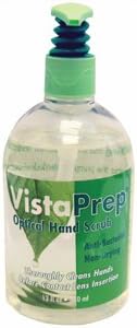 Vista Prep Optical Hand Scrub for Contact Lens Users - 12oz Pump