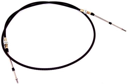 Appletree Automotive Push Pull Cable, with Threaded Bulk Head Ends, 8 Ft Overall Compatible with VW & Dune Buggy