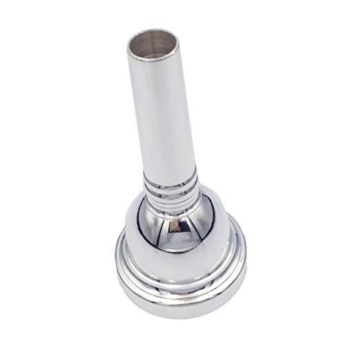 Pakala66 Trombone Mouthpiece 12C,Baritone and Euphonium Mouthpiece,Silver Plated