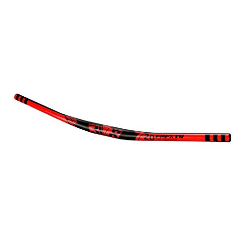 UPANBIKE Road Mountain Bike Handlebar Lengthen Aluminum Alloy 720 780mm*31.8mm Riser Bar (720mm*31.8mm Red)