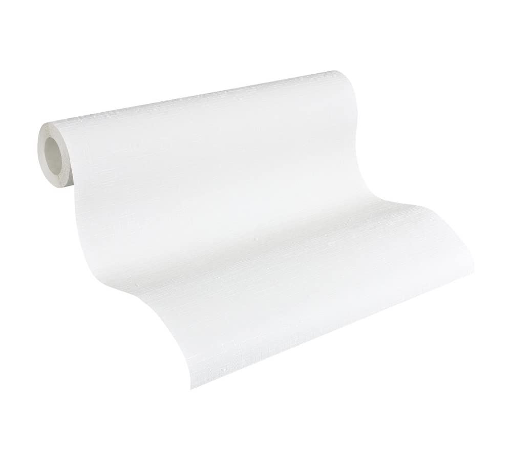 A.S. Création Paintable Non-Woven Wallpaper 10.05 x 0.53 m Made in Germany 250513 2505 White – 13