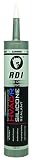 Red Devil 089650 Extreme Temperature HVAC/R Silicone Sealant, 280 ml, Aluminum