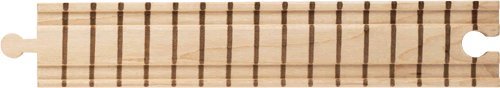 Wooden Train Track - 8" straight - Made in USA - 2 pack