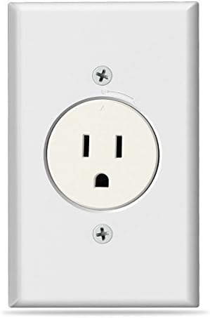 Wall Outlet,Cheeringary Twist Anti-Out Locking Design Grounding Wall AC Socket Charger Power Receptacle Plate Panel Station with for Air conditioners, Refrigerators and other High-power Electrical