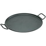 Lodge P14P3 Pro-Logic Cast Iron Pizza Pan, 14-inch, Black
