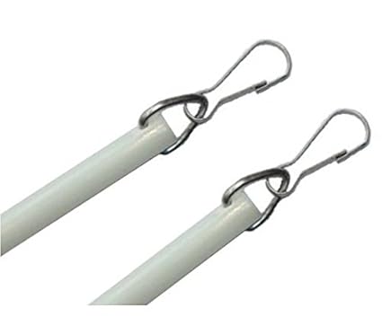 36 Long White Fiberglass Pvc Drapery Curtain Pull Wand Baton 3