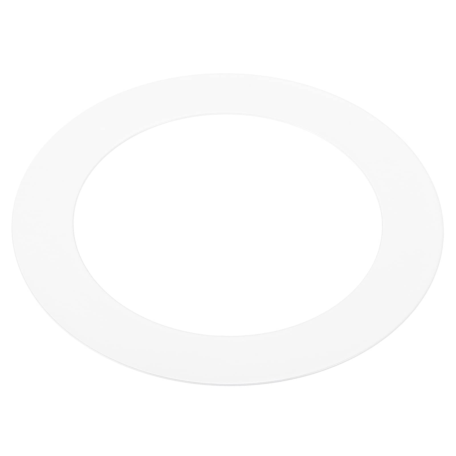 PATIKIL 3.39" ID 4.72" OD Light Trim Ring, White Goof Ring Matte Circular Light Cover Lighting Fixture for Ceiling Wall Recessed Can Downlights