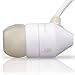 JBuds J2 Premium Hi-Fi Noise-Isolating Earbuds Style Headphones (White/Gray)