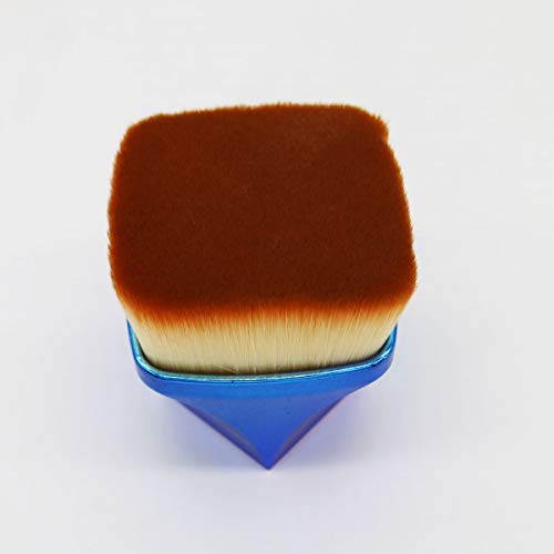 Luckycivia 3D High Density Square Makeup Brush, Professional Body Makeup Kabuki Brush, 3D Flat Foundation Brush for Liquid Foundation Powder Cream Lotion Contour - Thumbnail 3
