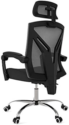 Hbada Ergonomic Office Chair High Back Desk Chair Racing Style With Lumbar Support Height Adjustable Seat Headrest Breathable Mesh Back Soft Foam Seat Cushion Black Buy Online At Best Price