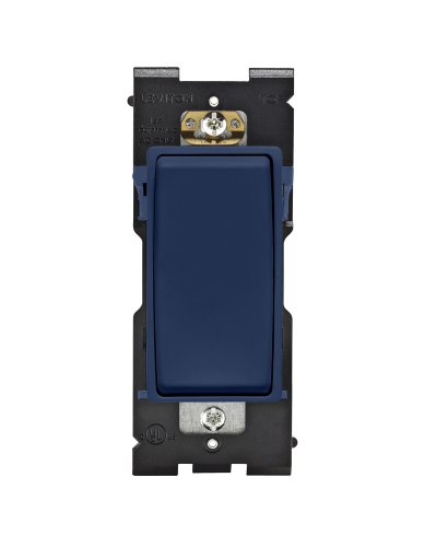 Leviton RE151-RN Renu Schalter für einpolige Anwendungen, 15A-120/277VAC, Rich Navy