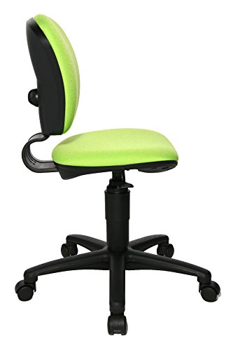Topstar-High-Kid-Sedia-Girevole-per-Bambini-Tessuto-Verde-40-x-43-x-90-cm