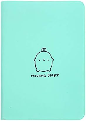 XWU Agenda Notebook Fashion Diary Notebook with 2018-2019 Molang Rabbit Memo Scheduler Planner