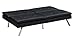 DHP Chelsea Convertible Splitback Futon Couch with, multifunctional - Black