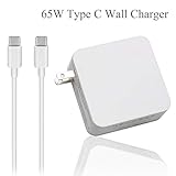 USB C 65W Type C Power Adapter Wall Charger Replacement for MacBook/Pro ASUS Acer Huawei HP; Lenovo Yoga 910;Yoga 720-13; Yoga 2nd ;ThinkPad X1; Thinkpad 13; Ideapad 720S Laptops Power Supply Cord