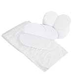 Mudder 100 Pieces Underarm Armpit Sweat Pads Disposable Perspiration Pads Adhesive Underarm Shields Guard for Dress Shirt Clothing