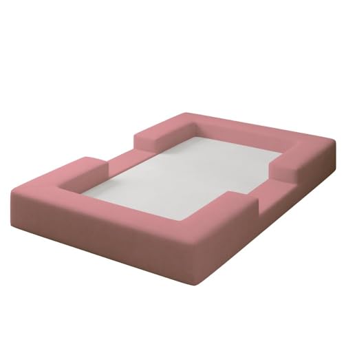 Cama Montessoriana Berço Infantil 100% Espuma Balaqui Decor Cor:rosa