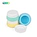On the go! Silicone Reffiable Cream Container Case Travel Kit 0.5 OZ 15ml No leak Design (Cream box)