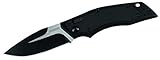 Kershaw Induction Pocket Knife (1905); Black 3.1 Inch Drop Point Blade with 8Cr13MoV Stainless Steel; Includes SpeedSafe Assisted Opening, Flipper, Hawk Lock, and Reversible Pocket Clip
