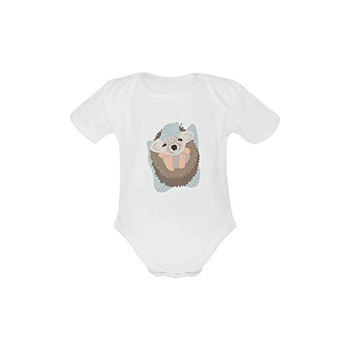 ALESA Baby Boy Hedgehog Short Sleeve Baby Bodysuit by Spreadshirt