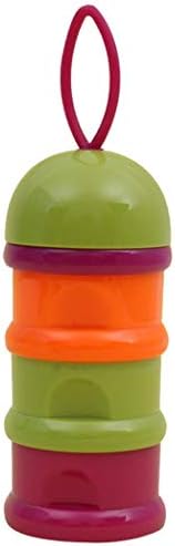 Portable Multicolor 4 layer Baby Milk Powder Rice Flour Storage Box Container
