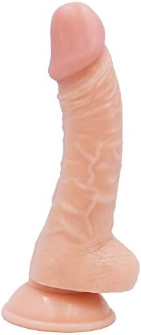 QiuQiuK 10 Inch Did-Los Women Realistic Soft Suction Cup Toy(Flesh)