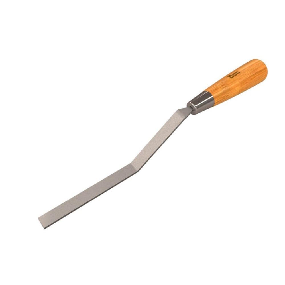 Bon 11-740 Pro Plus 0.5-inch Stiff Tuck Pointer Trowel with Square End and Wood Handle