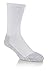 POWER-CUSHIONED Performance Crew Large 6 Pair Pack (White), LARGE (Men's shoe size 9-12)