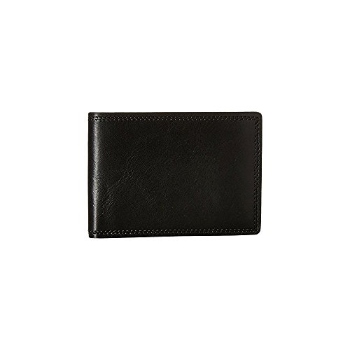 Bosca Dolce Old Leather Small Bifold Wallet (One Size, Black)