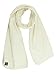 Ivory White Plush Fur Trim Fleece 3 Piece Hat Scarf & Glove Set