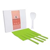 QFFQ Sushi Rolling Mat Kit, Premium Plastic