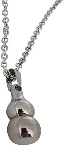 Silver Cremation Urn Memorial Capsule Pendant Necklace - Solid Stainless Steel - Keychain Option (28)