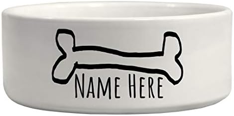 Custom Dog Name Food: Ceramic Pet Bowl