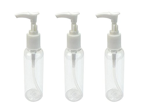 3pcs 30ml/50ml/75ml/100ml refillable clear empty pump b…