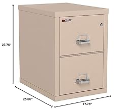 FireKing Fireproof Vertical File Cabinet
