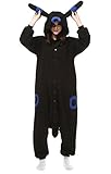 Sayadress Unisex Women Men Animal Costume Pyjama Adorable Hooded Blue Umbreon X-Large