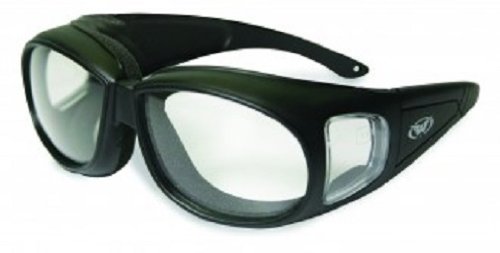 Global Vision Outfitter Motorcycle Glasses (Black Frame/Clear Lens)