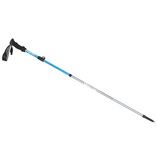 Tihebeyan Aluminium Alloy Hiking Stick Ultralight Walking Stick for Hiking Trekking and Mountaineering Telescopic Hiking Stick Trekking Poles - Thumbnail 2