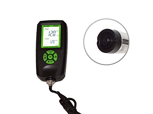 Coating Thickness Gauge CM-206Z Best Digital Paint Meter with External Sensor/Resolution 0.001mils